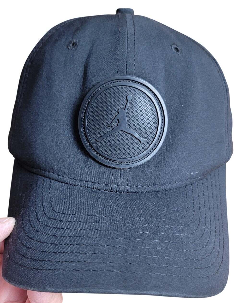 Jordan Rise Structured Jumpman Fitted Hat Black (Jordan Classic 99) Flex Fit